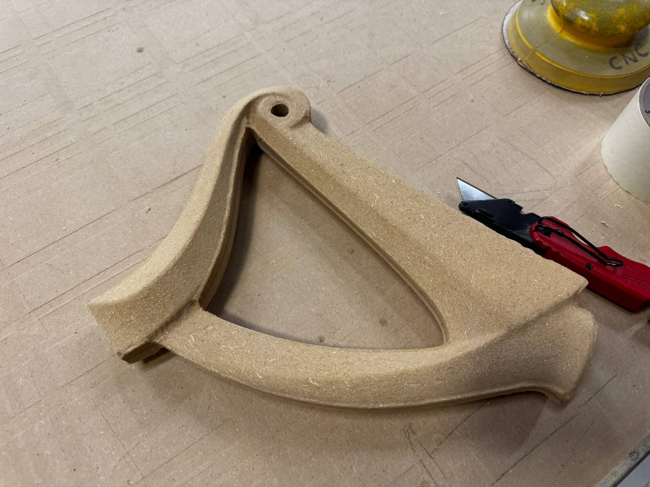 CNC Routed Harp